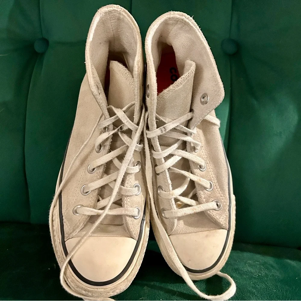 Converse Chuck Taylor All Star Lift Platform suede high-top sneakers - Picture 4 of 7